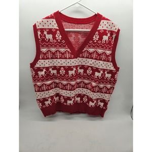 New Ladies  JULYCLO Christmas Sweater Vest Size XL